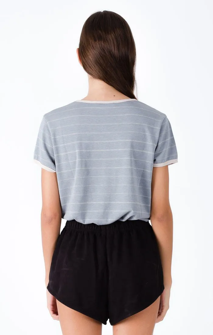Afends Womens Hemp Ringtail - Hemp Tee