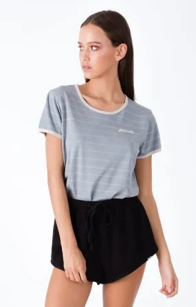 Afends Womens Hemp Ringtail - Hemp Tee