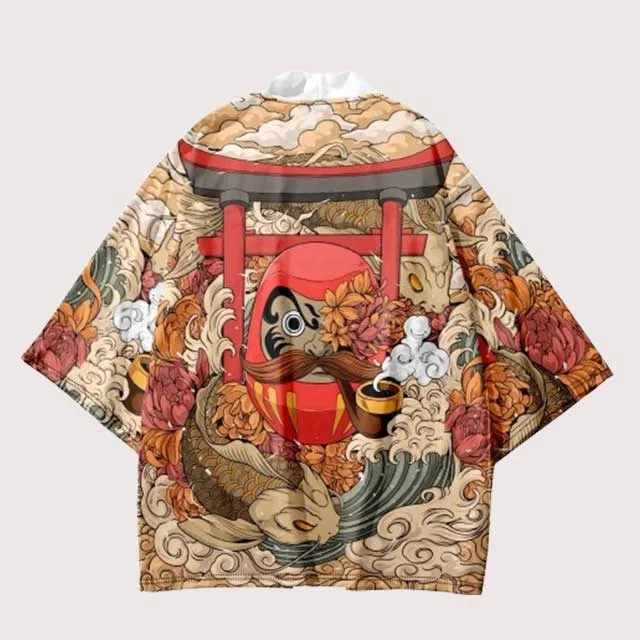 Japanese Daruma Doll Haori