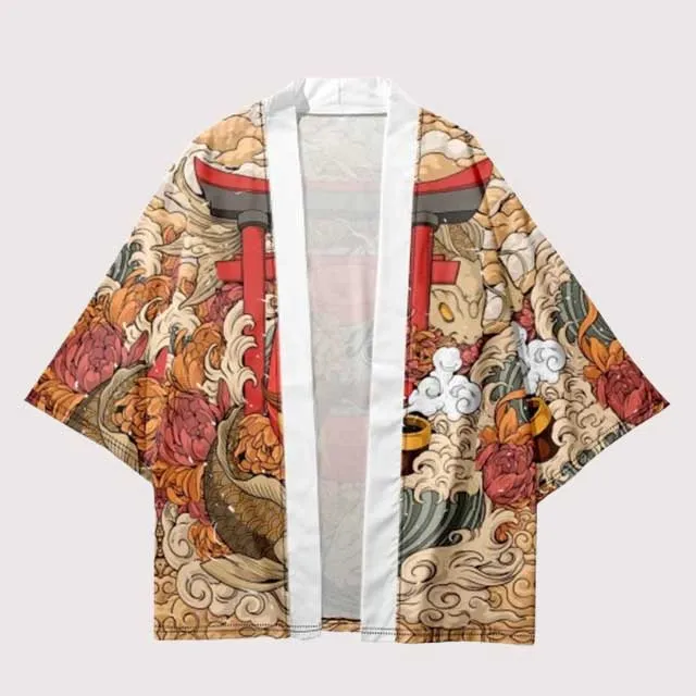 Japanese Daruma Doll Haori