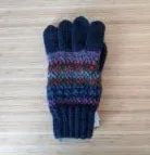 Mens Gloves Multi Navy