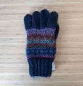 Mens Gloves Multi Navy