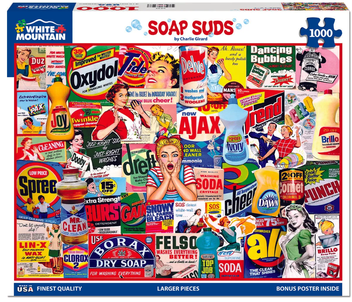 Soap Suds (1657pz) - 1000 Piece Jigsaw Puzzle