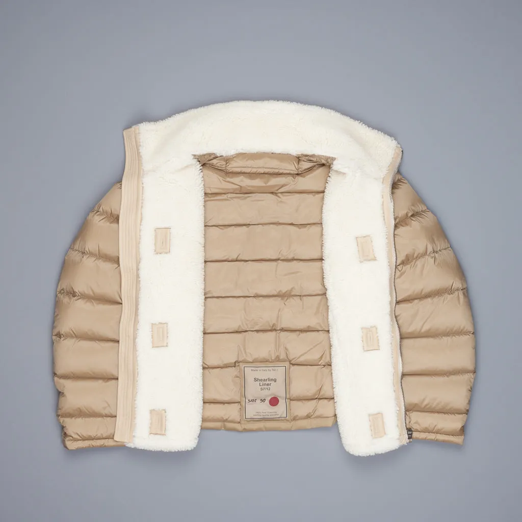 Ten C shearling liner Kaki chiaro