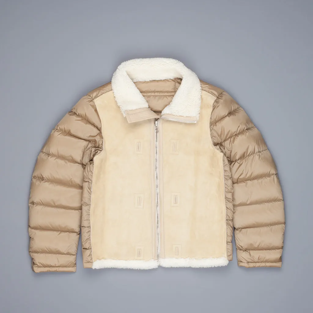 Ten C shearling liner Kaki chiaro