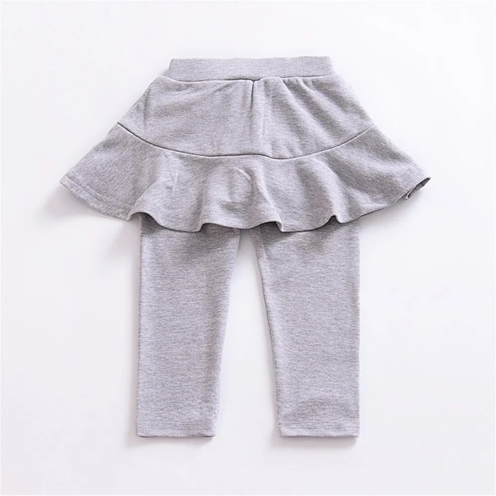 Toddler Girls Solid Culottes Casual Leggings Toddler Girls Wholesale