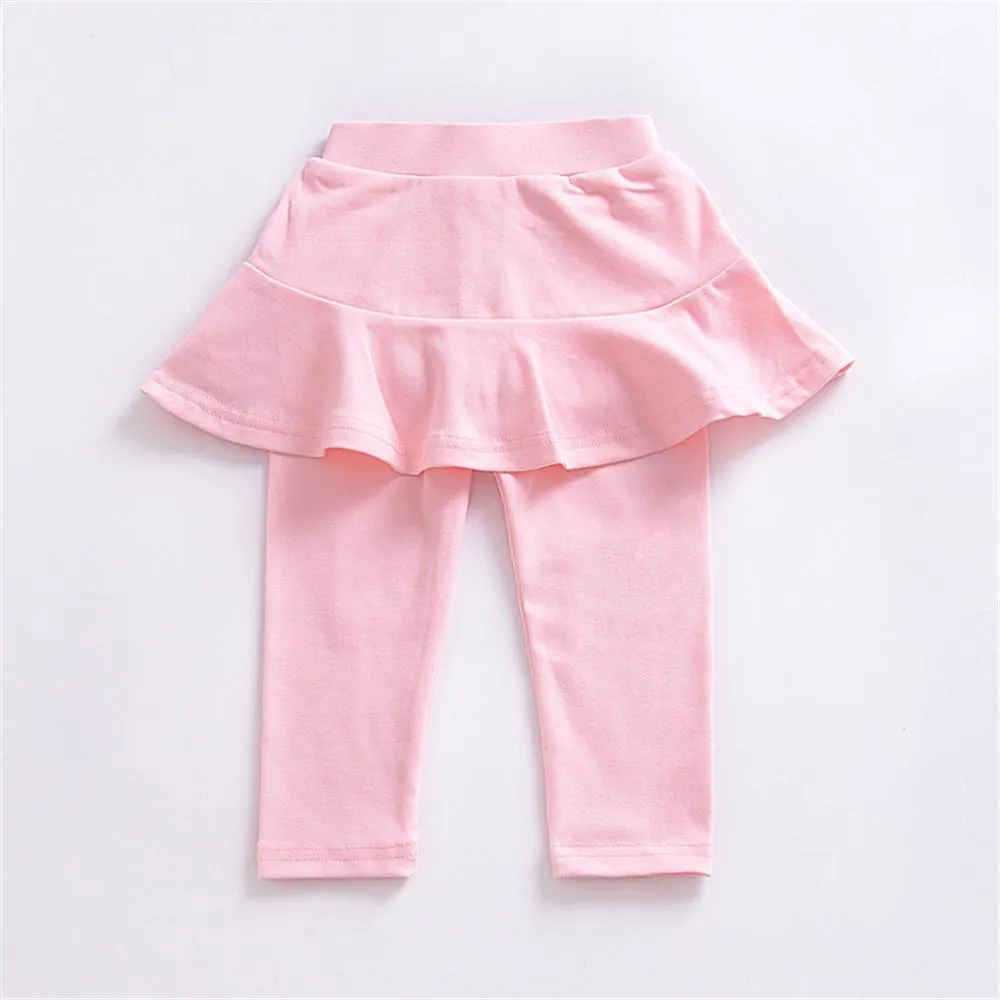 Toddler Girls Solid Culottes Casual Leggings Toddler Girls Wholesale